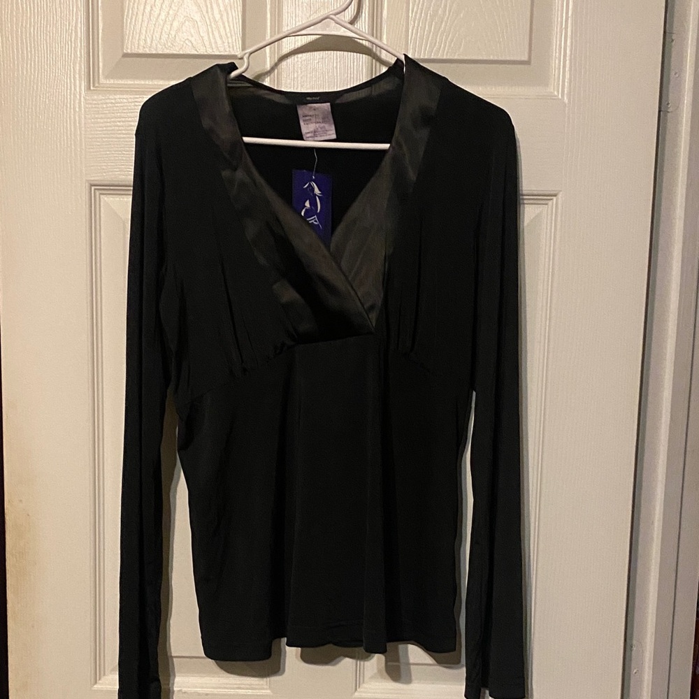 Elegant Black Maternity Top